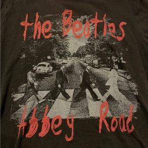 Vintage The Beatles Abbey Road black t-shirt, medium, original